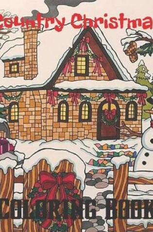 Cover of Country Christmas Coloring Book