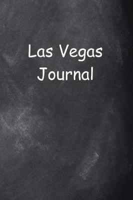 Book cover for Las Vegas Journal Chalkboard Design