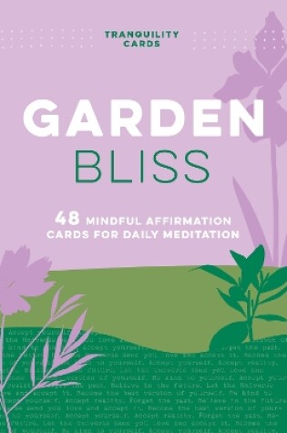 Cover of Tranquility Cards: Garden Bliss