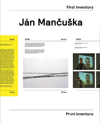 Book cover for Ján Mancuﬂka: First Inventory