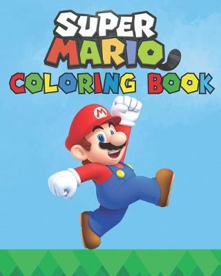 Book cover for Super Mario Coloring Book