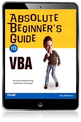 Book cover for Absolute Beginner's Guide to VBA