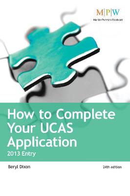 Book cover for How to Complete Your UCAS Application 2013 entry