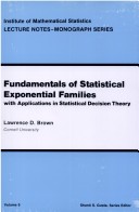 Book cover for Fundamentals of Statistical Exponential Families