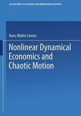 Book cover for Nonlinear Dynamical Economics and Chaotic Motion