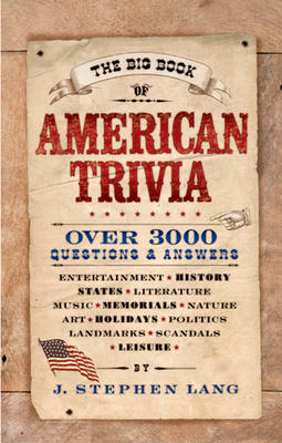 Book cover for The Big Book of American Trivia
