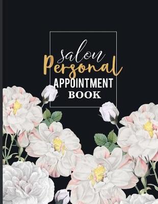 Book cover for Personal salon appointment book
