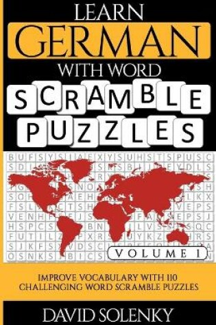 Cover of Learn German with Word Scramble Puzzles Volume 1