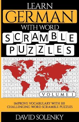 Book cover for Learn German with Word Scramble Puzzles Volume 1