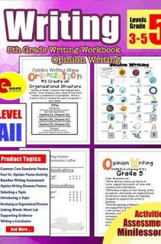 Cover of 5th Grade Writing Workbook