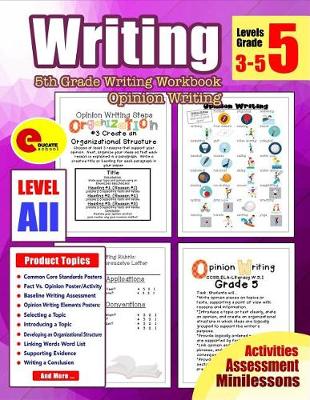 Cover of 5th Grade Writing Workbook