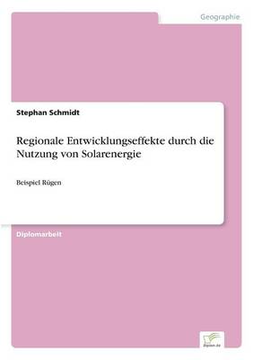 Book cover for Regionale Entwicklungseffekte durch die Nutzung von Solarenergie