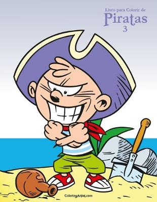 Cover of Livro para Colorir de Piratas 3