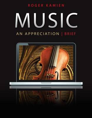 Book cover for Music: An Appreciation (Brief) Connect Upgrade Edition with 5 CD Set