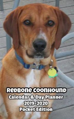 Book cover for Redbone Coonhound Calendar & Day Planner 2019-2020 Pocket Edition