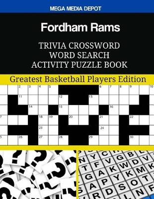 Book cover for Fordham Rams Trivia Crossword Word Search Activity Puzzle Book