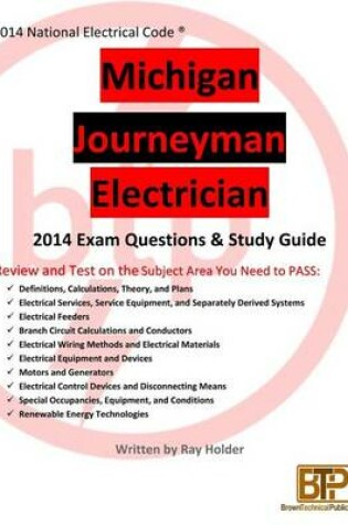 Cover of Michigan 2014 Journeyman Electrician Study Guide