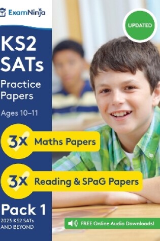 Cover of 2023 KS2 SATs Practice Papers (English Reading, GaPS & Maths) Inc. Answers & Audio