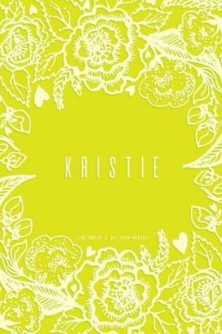 Cover of Kristie - Lime Green Dot Grid Journal