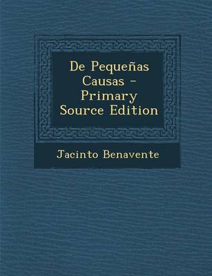 Book cover for de Pequenas Causas