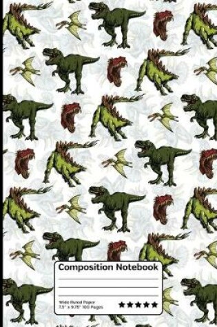 Cover of Prehistoric Dinosaurs TRex Composition Notebook
