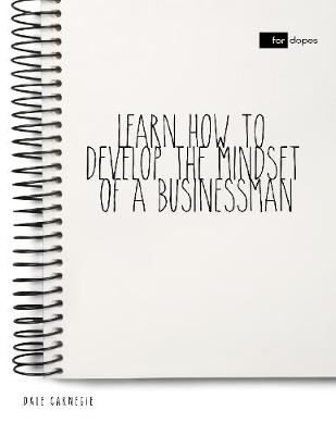 Book cover for Learn How to Develop the Mindset of a Businessman