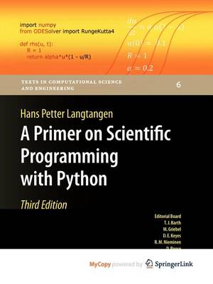 Book cover for A Primer on Scientific Programming with Python