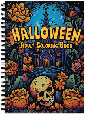 Book cover for Halloween Coloring Book