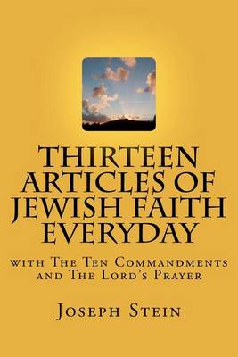 Book cover for Thirteen Articles of Jewish Faith Everyday