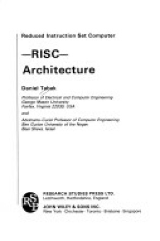 Cover of Reduced Instruction Set Comp RISC Cloo32
