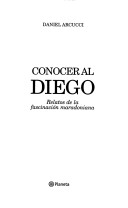 Book cover for Conocer Al Diego