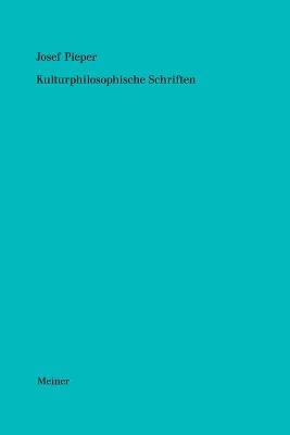 Book cover for Werke / Kulturphilosophische Schriften