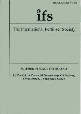 Cover of Sulphur in Plant Physiology
