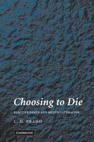 Cover of Choosing to Die