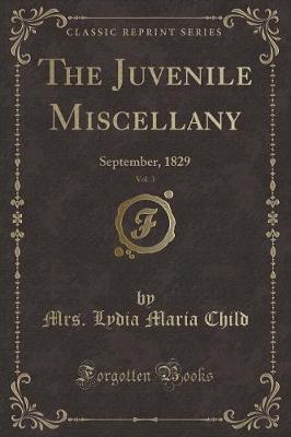 Book cover for The Juvenile Miscellany, Vol. 3