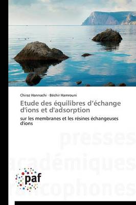 Book cover for Etude Des Equilibres D Echange d'Ions Et d'Adsorption