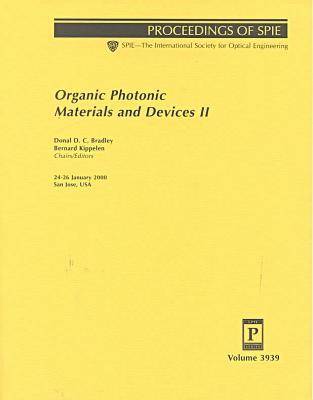 Book cover for Organic Photonic Materials and Devices Ii-3939