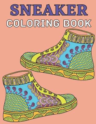 Book cover for Sneaker coloring book