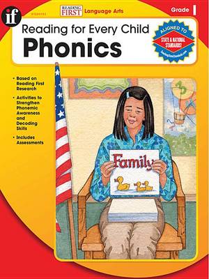 Book cover for Phonics, Grade 1