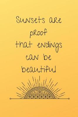Book cover for Sunsets Are Proof That Enfings Can Be Beautiful