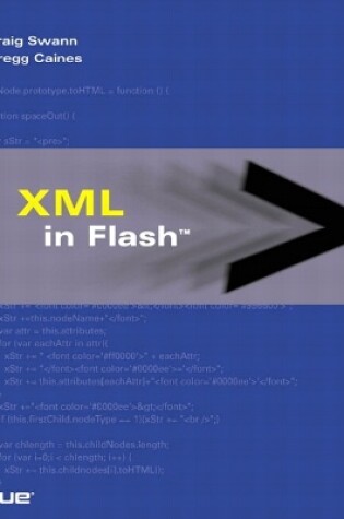 Cover of XML in Flash