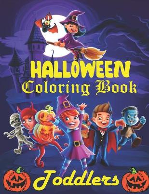 Book cover for Halloween Coloring Book Toddlers