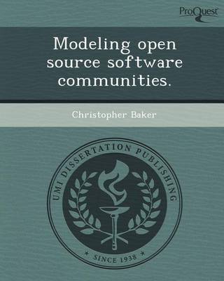 Book cover for Modeling Open Source Software Communities