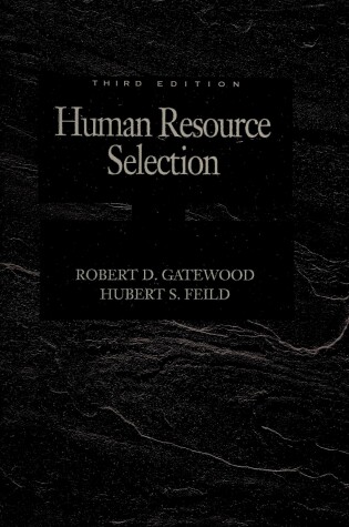 Cover of Human Resource Selection