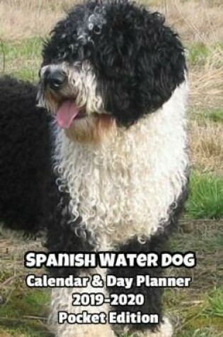 Cover of Spanish Water Dog Calendar & Day Planner 2019-2020 Pocket Edition