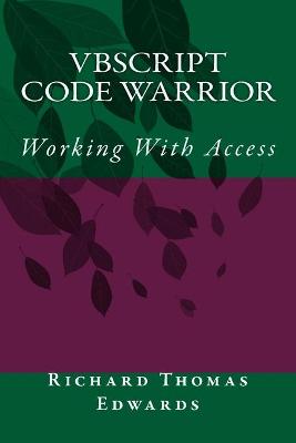 Book cover for VBScript Code Warrior