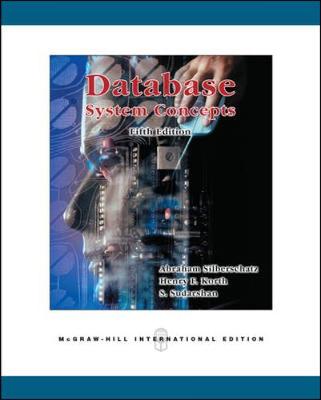 Book cover for Database Systems Concepts