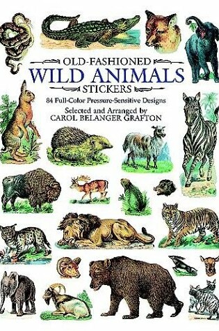 Cover of Old-fashioned Wild Animals Stickers