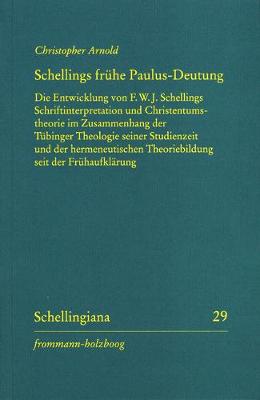 Book cover for Schellings Fruhe Paulus-Deutung