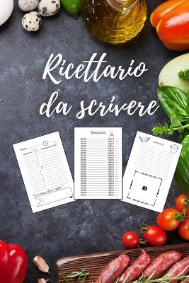 Book cover for Ricettario Da Scrivere
